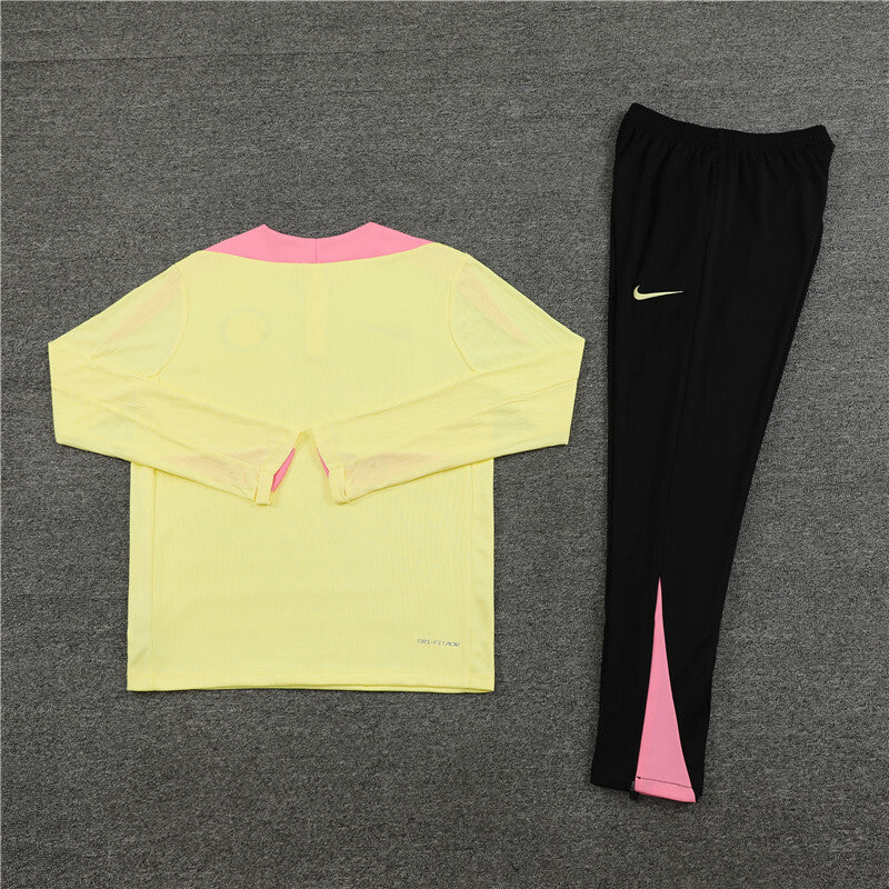 PSG 24-25 Yellow and Peach Tracksuit