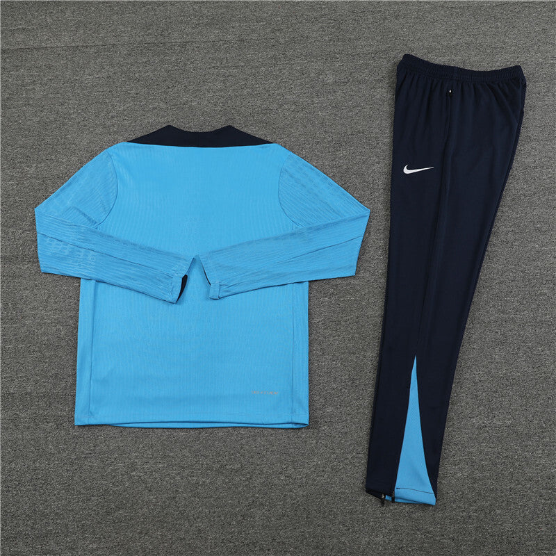 Chelsea 23/24 Dark and Light Blue tracksuit