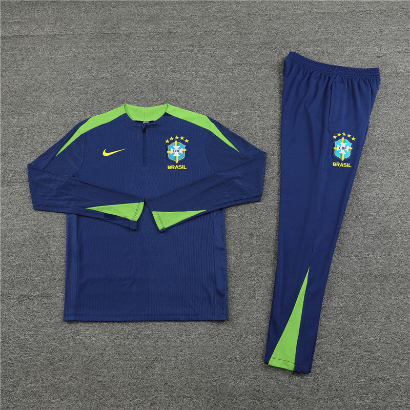 Brazil 24/25 Dark Blue and Green Tracksuit