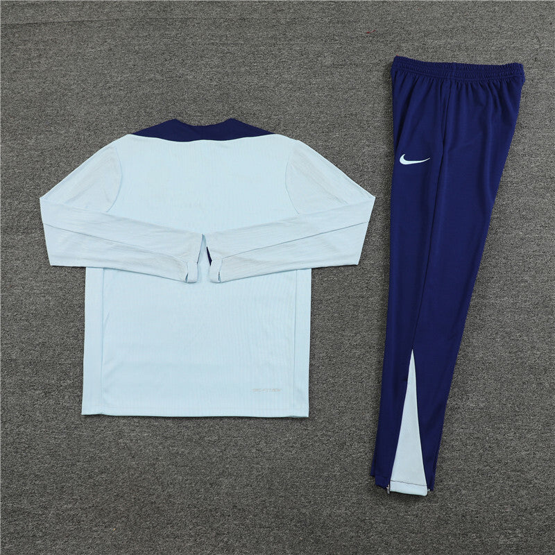 France 24/25 Light Blue and Dark Blue Tracksuit