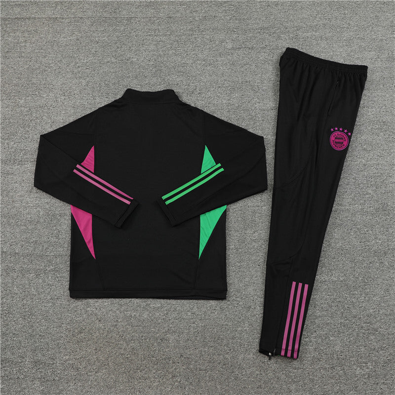 FC BAYERN 24/25 Black and Green Tracksuit