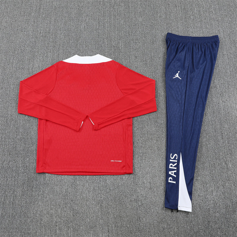 PSG 25/26 Navy Blue and Red Tracksuit