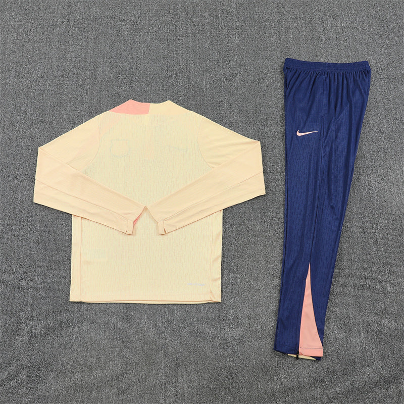 FC BARCELONA 25/26 Tan and Blue Tracksuit