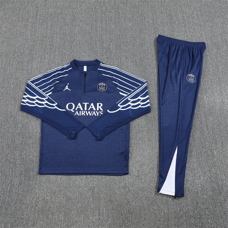 PSG 25/26 Navy Blue and Grey Tracksuit