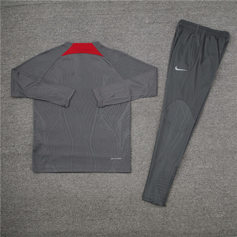 Liverpool 25/26 Grey and Red Tracksuit