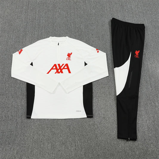 LIVERPOOL 25/26 White and Black Tracksuit