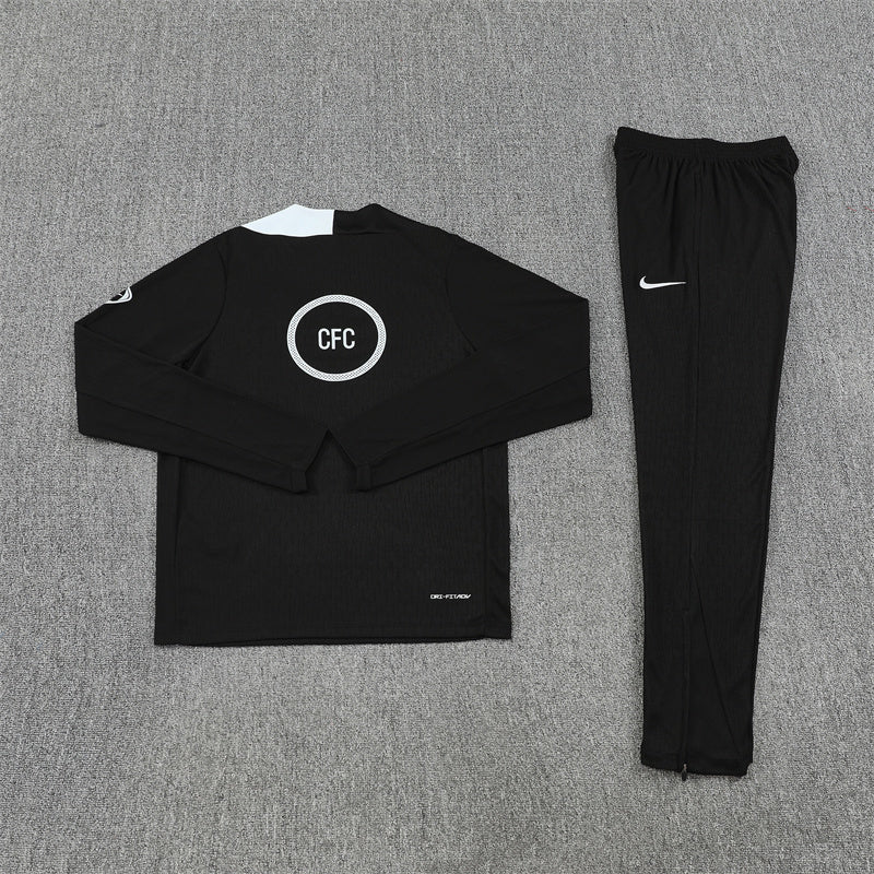 CHELSEA 25/26 Black and Grey Tracksuit