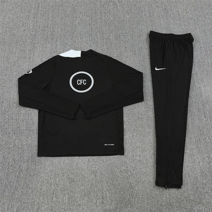 CHELSEA 25/26 Black and Grey Tracksuit