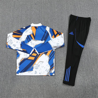 Real Madrid 25/26 Blue and Orange Tracksuit