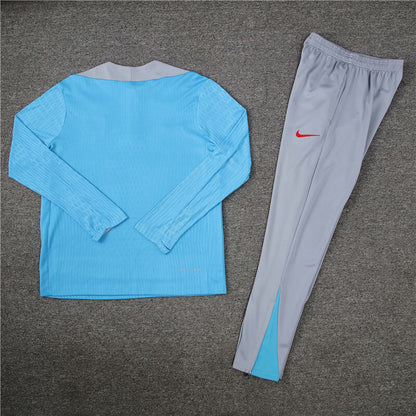Athletico Madrid 24/25 Light Blue and Grey Tracksuit