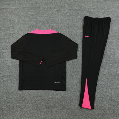 CHELSEA 23/24 Black and Pink Tracksuit