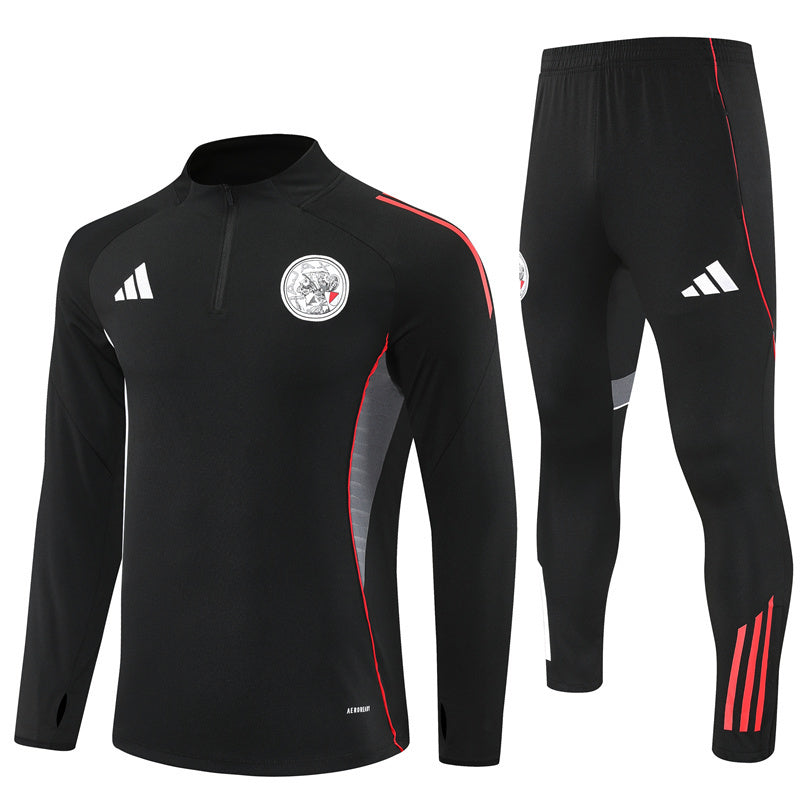AJAX 25/26 Black and Red Tracksuit