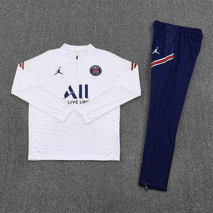 PSG 21/22 White and Red Tracksuit