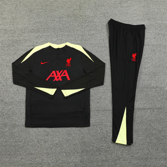 Liverpool 25/26 Black and Yellow Tracksuit