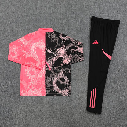 REAL MADRID 25/26 Pink and Black Tracksuit