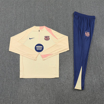 FC BARCELONA 25/26 Tan and Blue Tracksuit