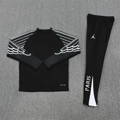 PSG 24/25 White and Black Tracksuit