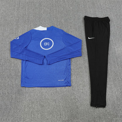 CHELSEA 25/26 Black and Blue Tracksuit