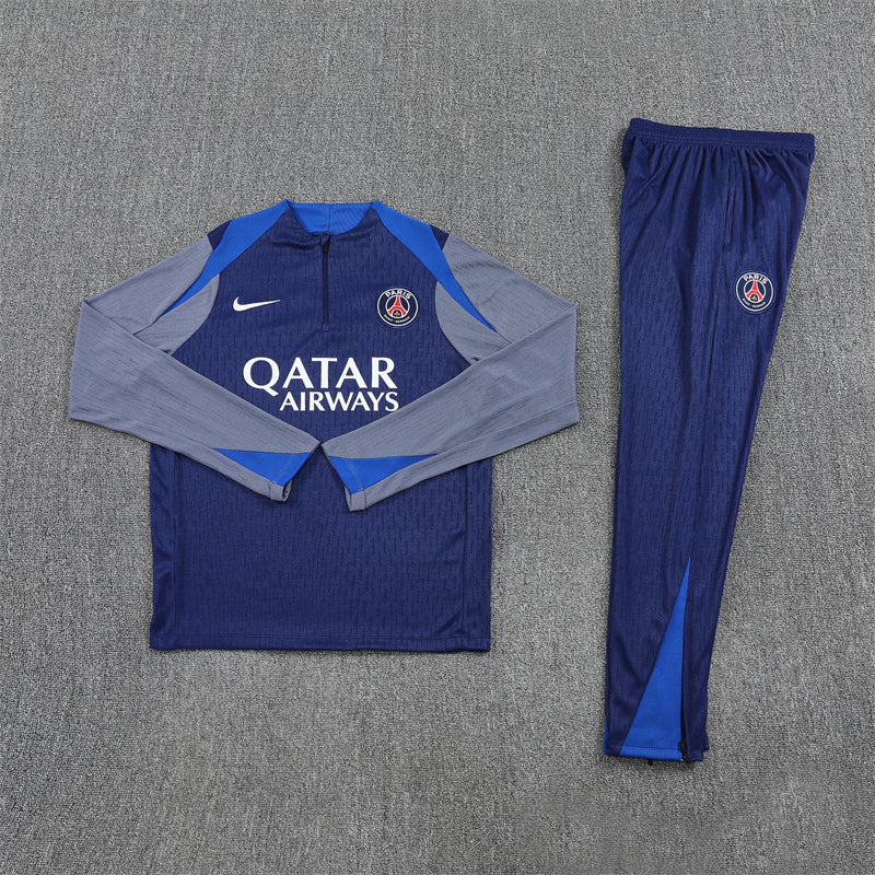 PSG 25/26 Blue and Grey Tracksuit