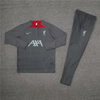 Liverpool 25/26 Grey and Red Tracksuit