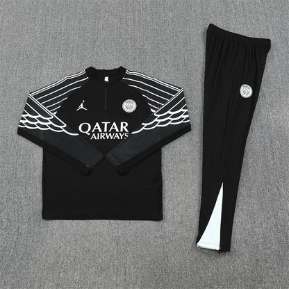 PSG 24/25 White and Black Tracksuit