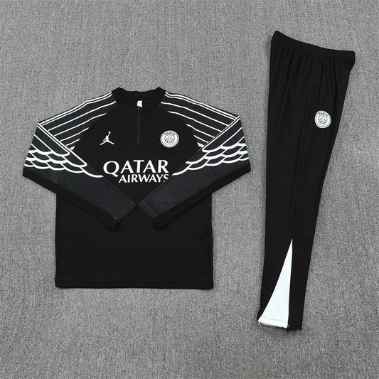 PSG 24/25 White and Black Tracksuit