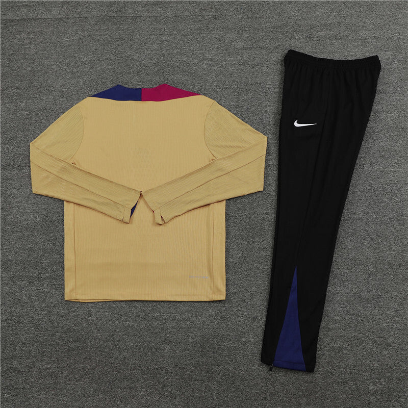 BARCELONA 23/24 Tan and Black Tracksuit