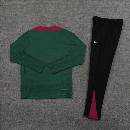PSG 24/25 Green and Maroon Tracksuit