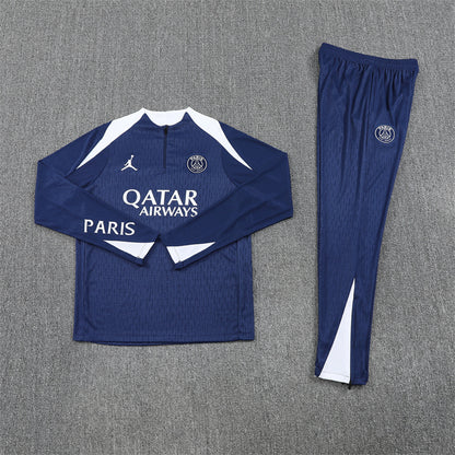PSG 25/26 Navy Blue and White Tracksuit