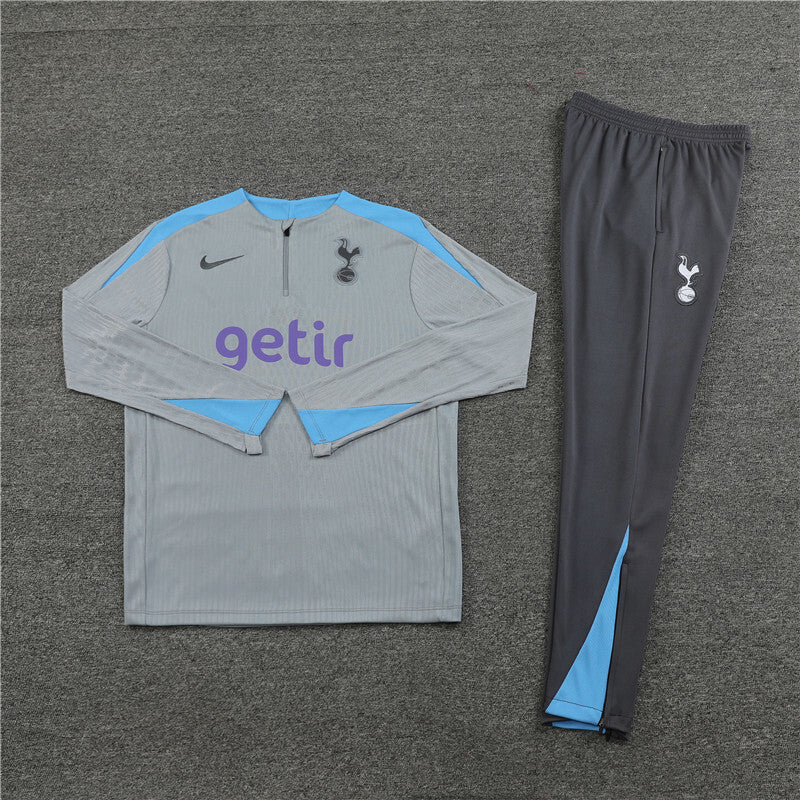 Tottenham Hotspur Grey and Light Blue Tracksuit