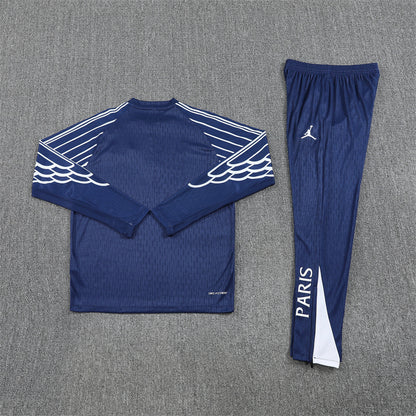 PSG 25/26 Navy Blue and Grey Tracksuit