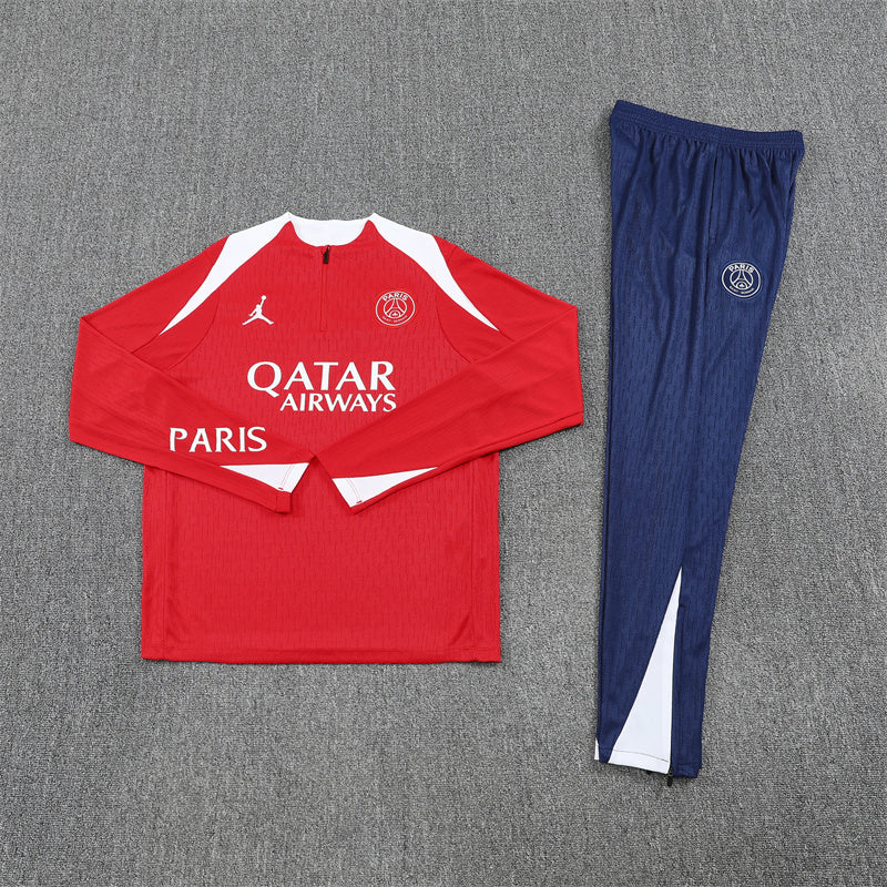 PSG 25/26 Navy Blue and Red Tracksuit