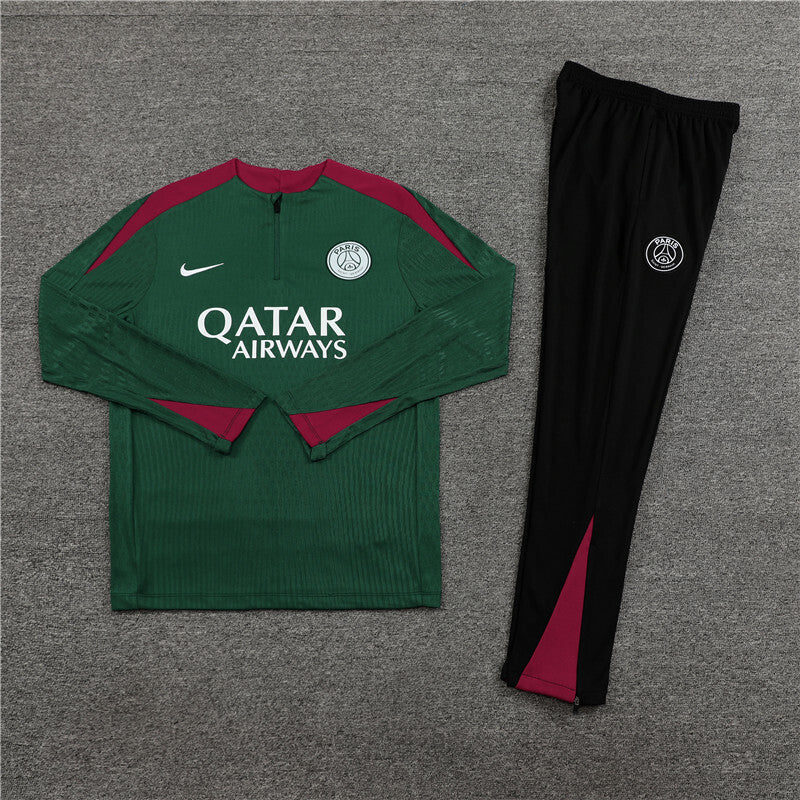 PSG 24/25 Green and Maroon Tracksuit