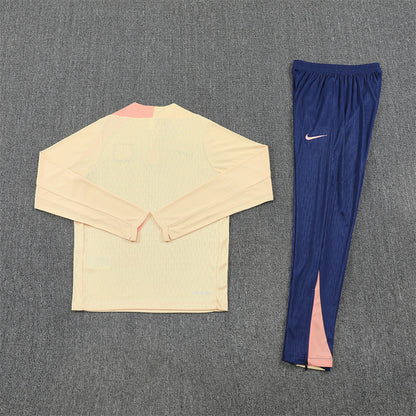 FC BARCELONA 25/26 Tan and Blue Tracksuit