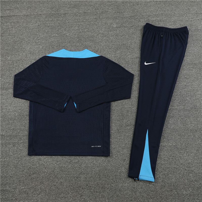 Chelsea 23/24 Dark and Light Blue tracksuit