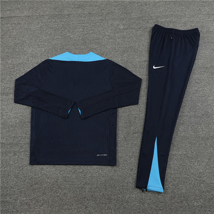 Chelsea 23/24 Dark and Light Blue tracksuit